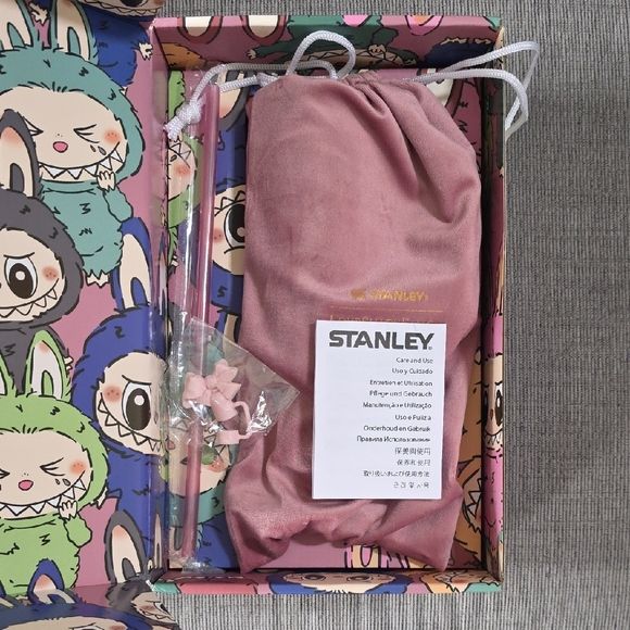Stanley LoveShackFancy Labubu Quencher H2.0 Tumbler, 40oz. New In Collectors Box - Picture 12 of 13